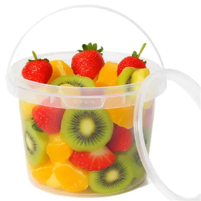 Secchio di plastica trasparente all'ingrosso da 1 gallone